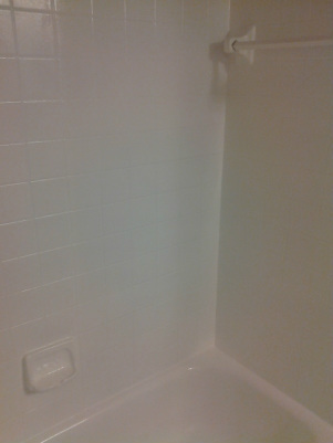 Tile Refinished and grout sealed by Dallas Bathtub Services in Dallas TX